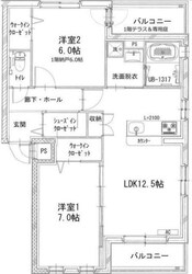 ヴィクトワール・フルーヴⅦの物件間取画像